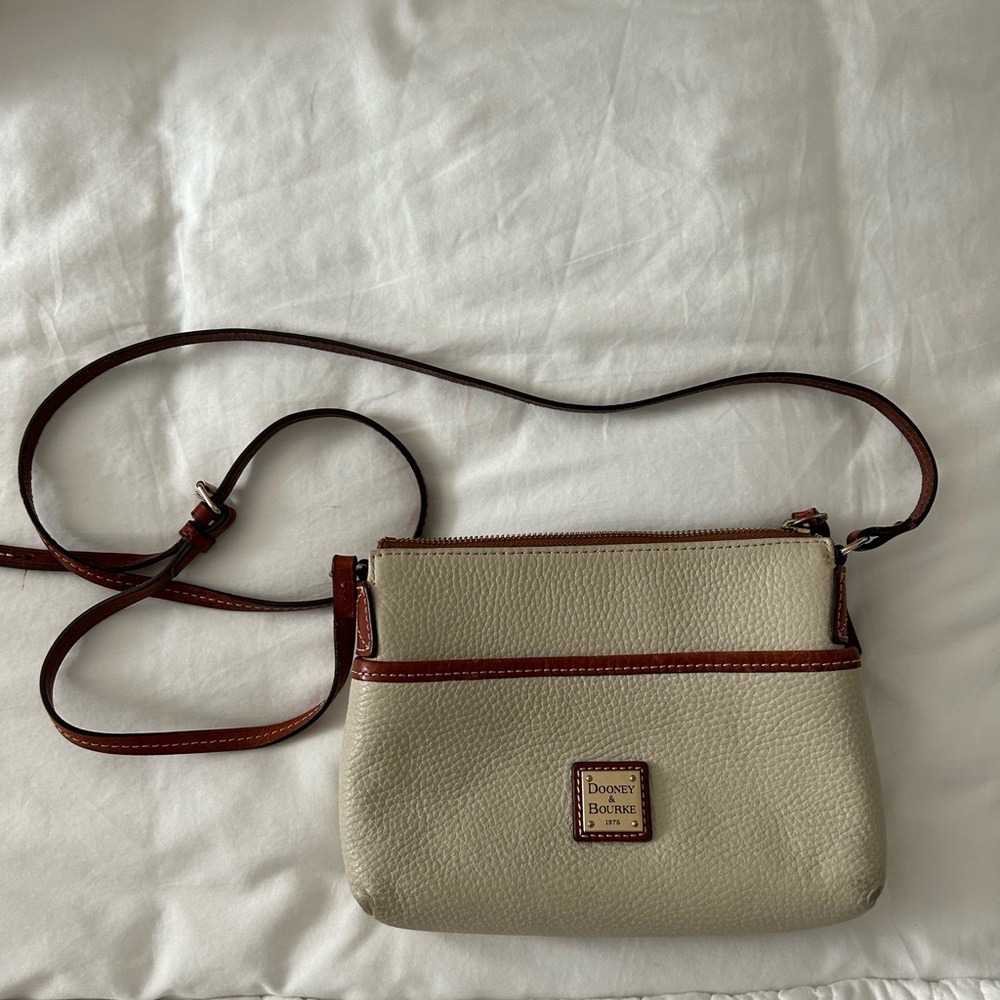Dooney & Bourke Cream Crossbody Bag